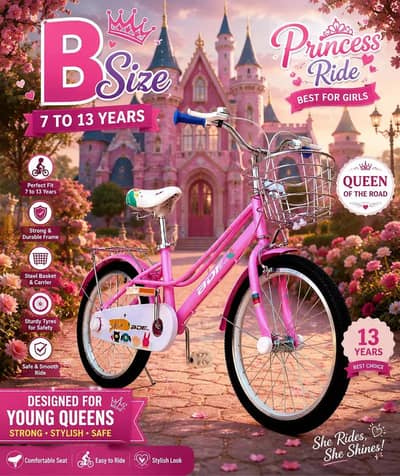 Top Quality 20 Pink Bicycle For Young Girls Age 7-12 Cycle