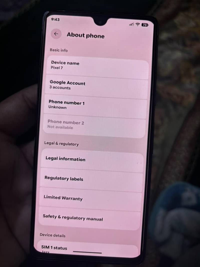 Google Pixel 7 9