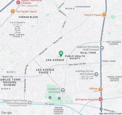 10.5 Marla Corner Residential Plot For Sale In LDA Avenue-1 M Block.