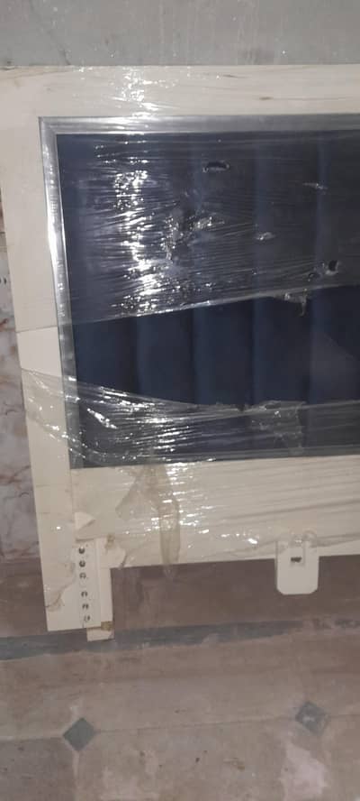 New white furniture for sale bed, dressing, iron table, side tables