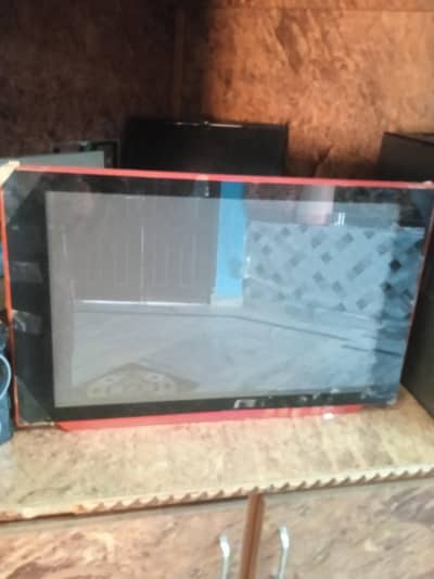 32-Inch HD LED TV (Red & Black Frame Dual-Tone Design