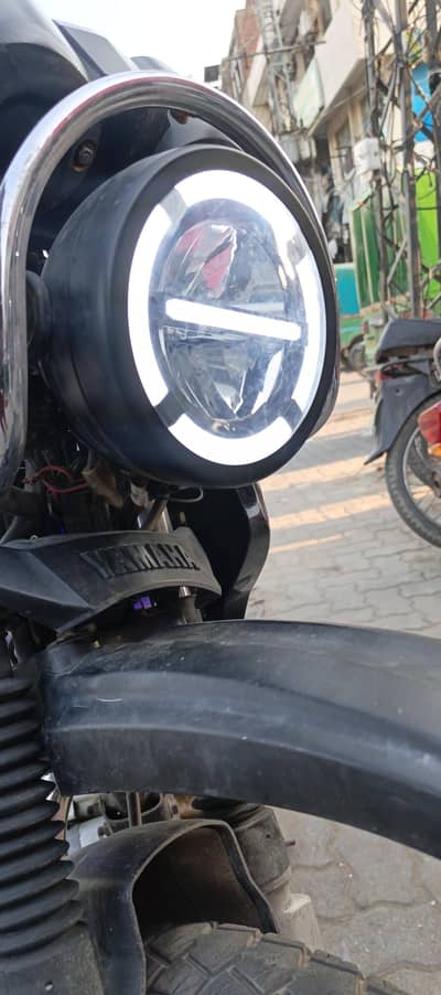 Yamaha ybr light LED high low parking light parking light all ok