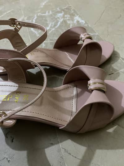 Pink formal heels - 1st step - size 5