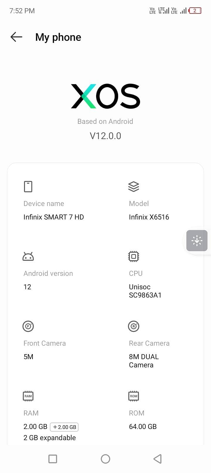 Infinix Smart 7 4