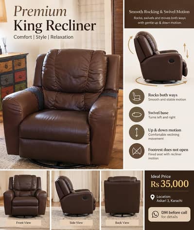Diamond home recliner