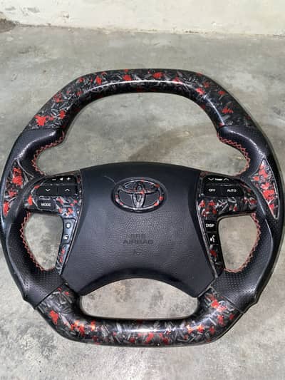 Modified Corolla Carbon Fiber Steering Wheel
