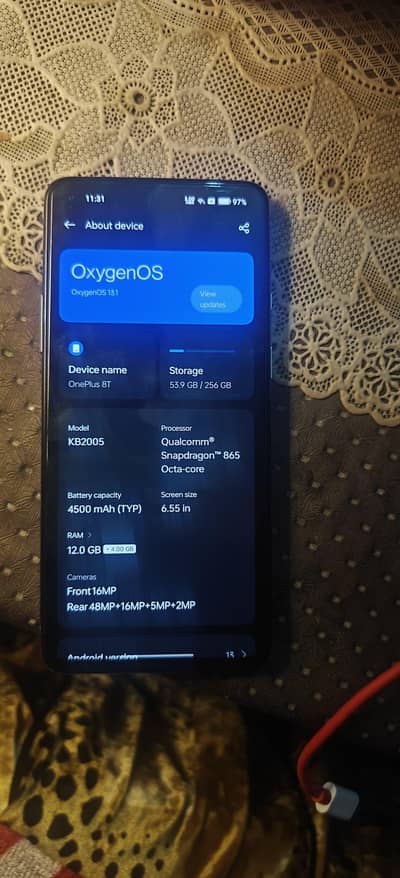 OnePlus 8t 12/256 dual sim