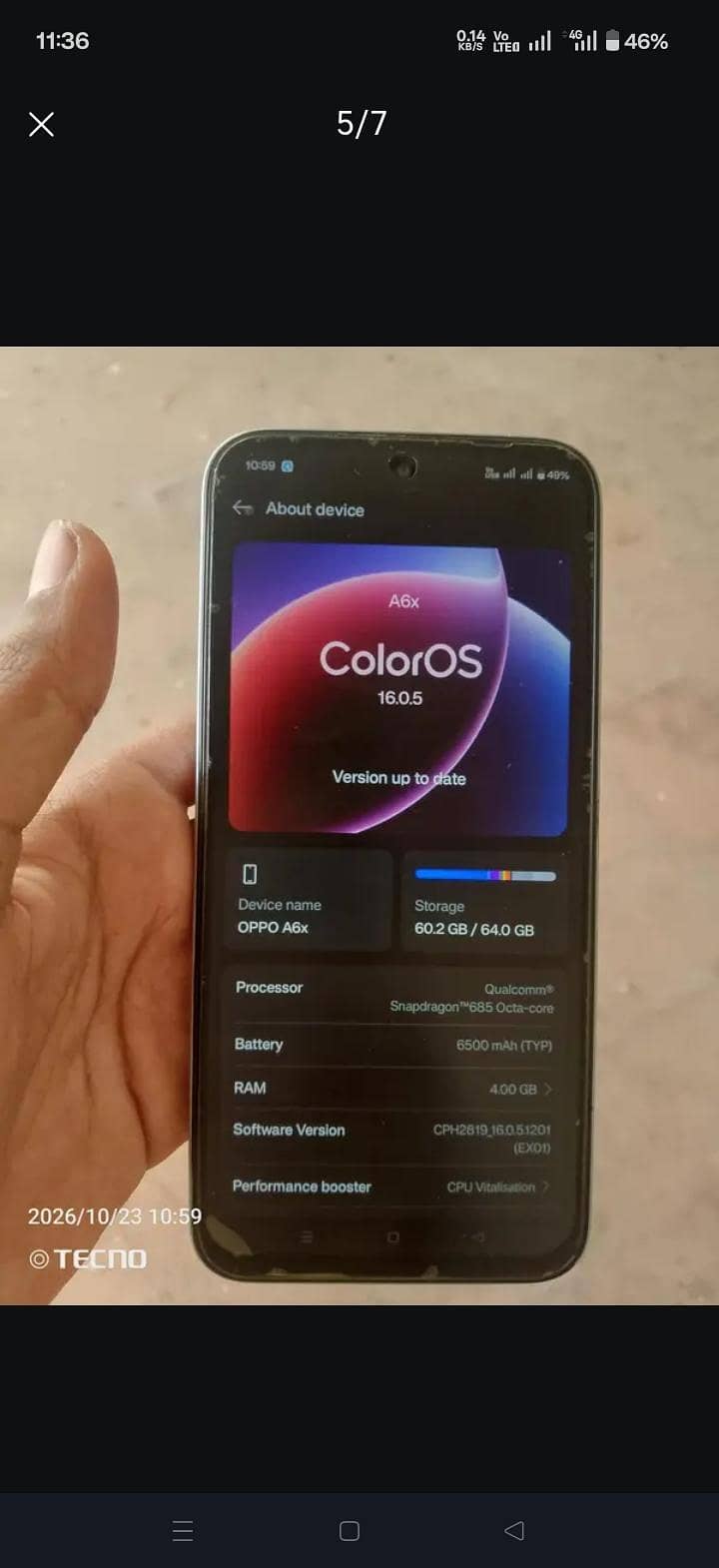 OPPO A6x 4
