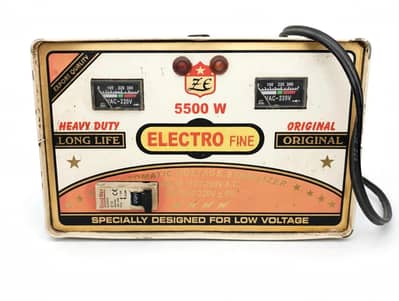 Electro Fine 5500W Stabilizer For Sale* *