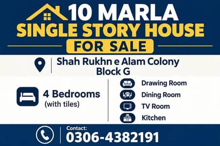 Single Storey House for Sale on Investor Rate