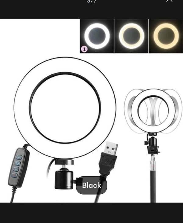 T   26CM/10 Inch LED Selfie Ring Light Studio Photography Photo Ring Fill Light For Smartphone