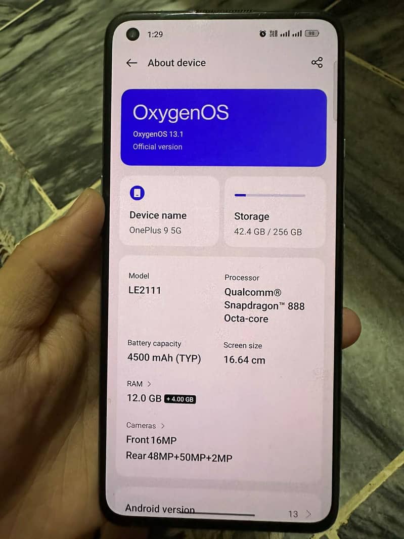 One Plus 9 8