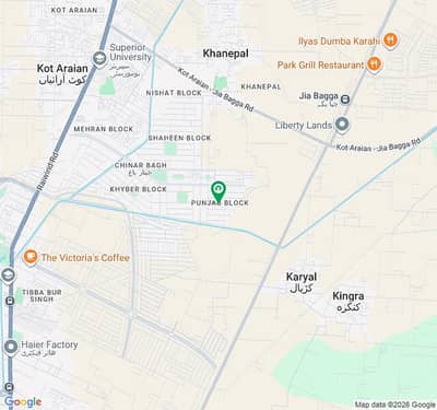 20 Marla Residential Plot For sale In Chinar Bagh - Punjab Block