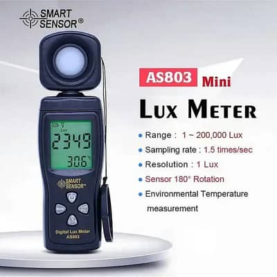 Smart Sensor Lux Meter | Digital Light Meter | Lux Meter