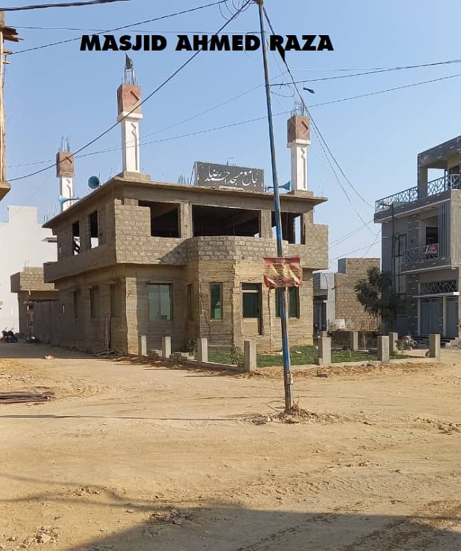 80 Sq Yards Plot For Sale- Corner Plot Old Block 4