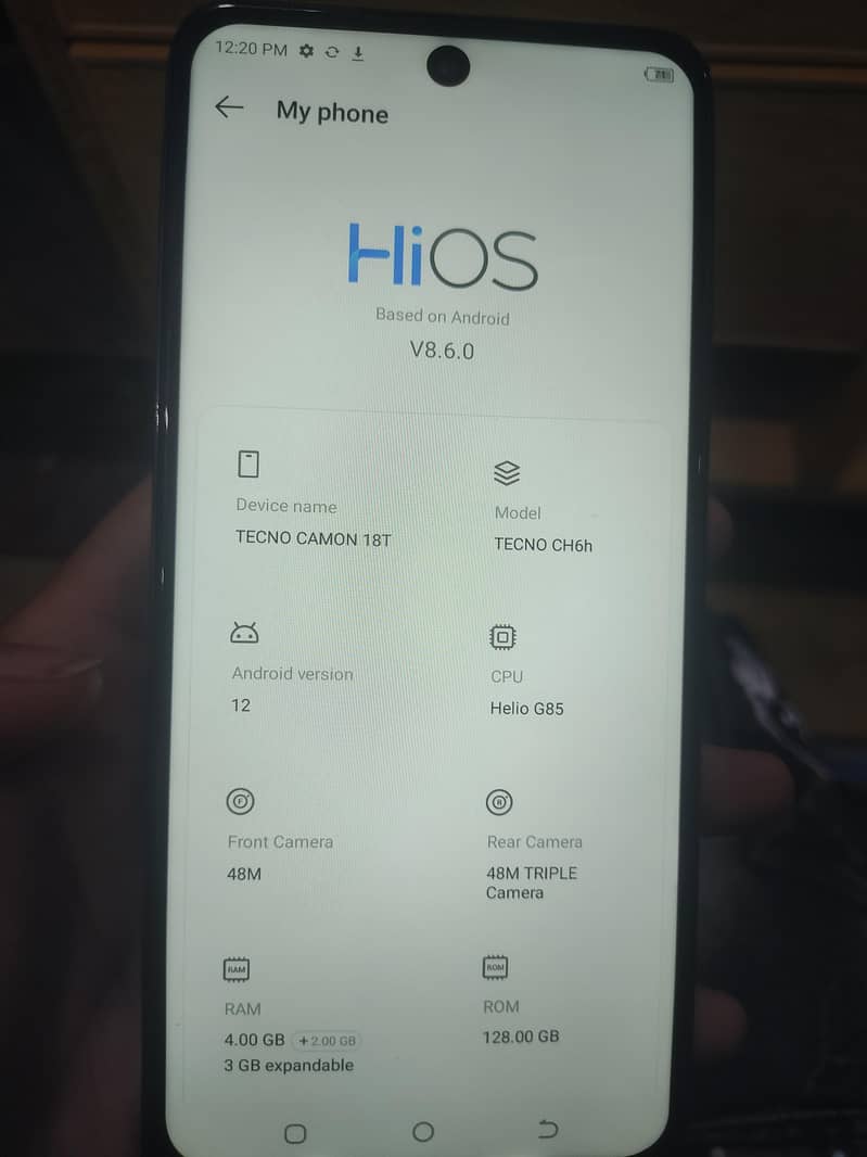 Tecno CAMON 18T 1