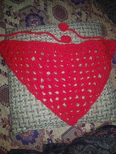 crochet handmade bandana