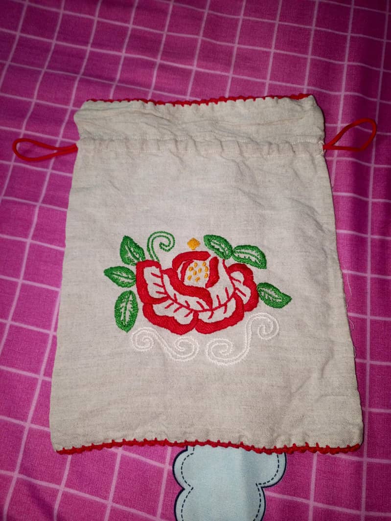 Handmade Embroidered Pouch 0