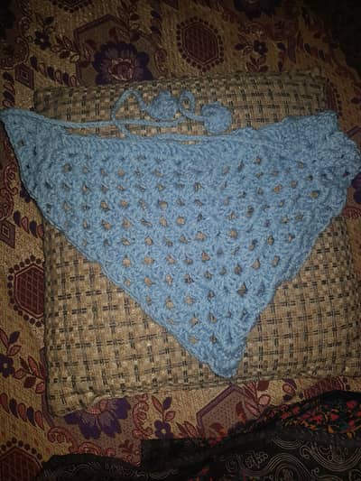 crochet hair bandana