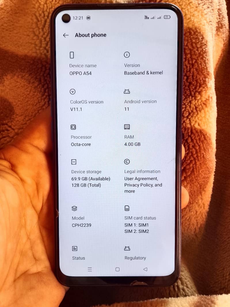 OPPO A54 3