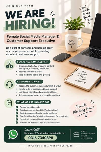 Hiring social media manager