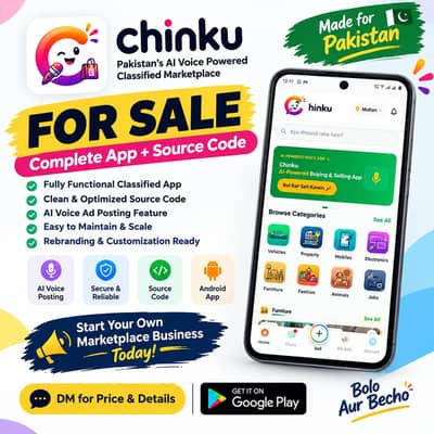 CLASSIFIED MARKETPLACE APP FOR SALE!