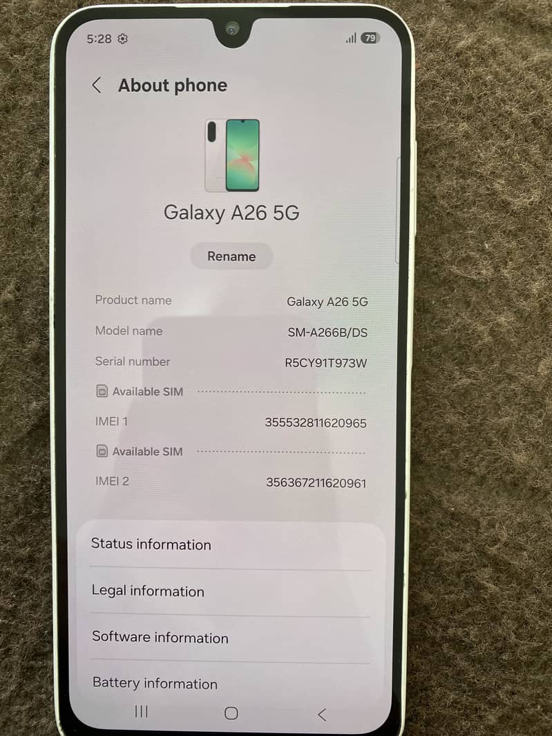 Samsung a26 3