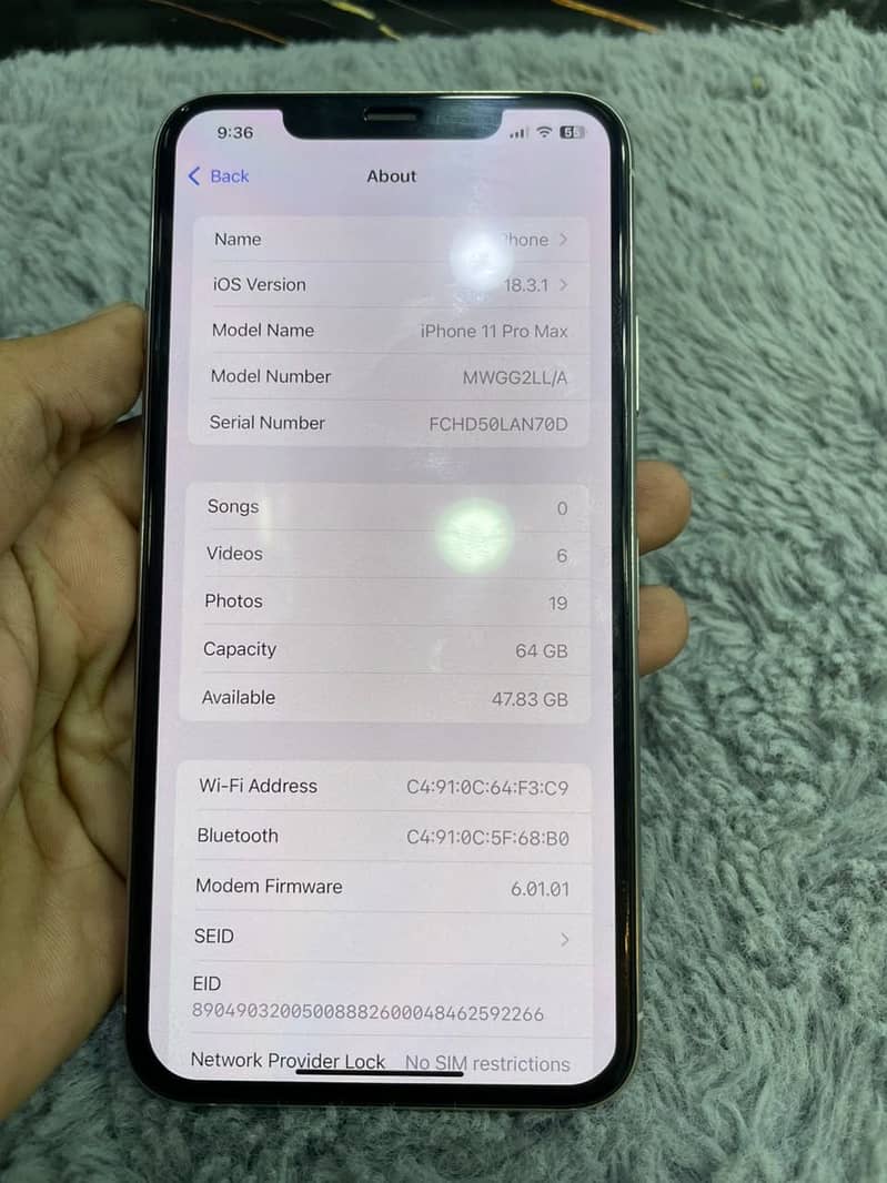 Apple iPhone 11 Pro max 8