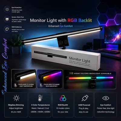 RGB Monitor Light Bar
