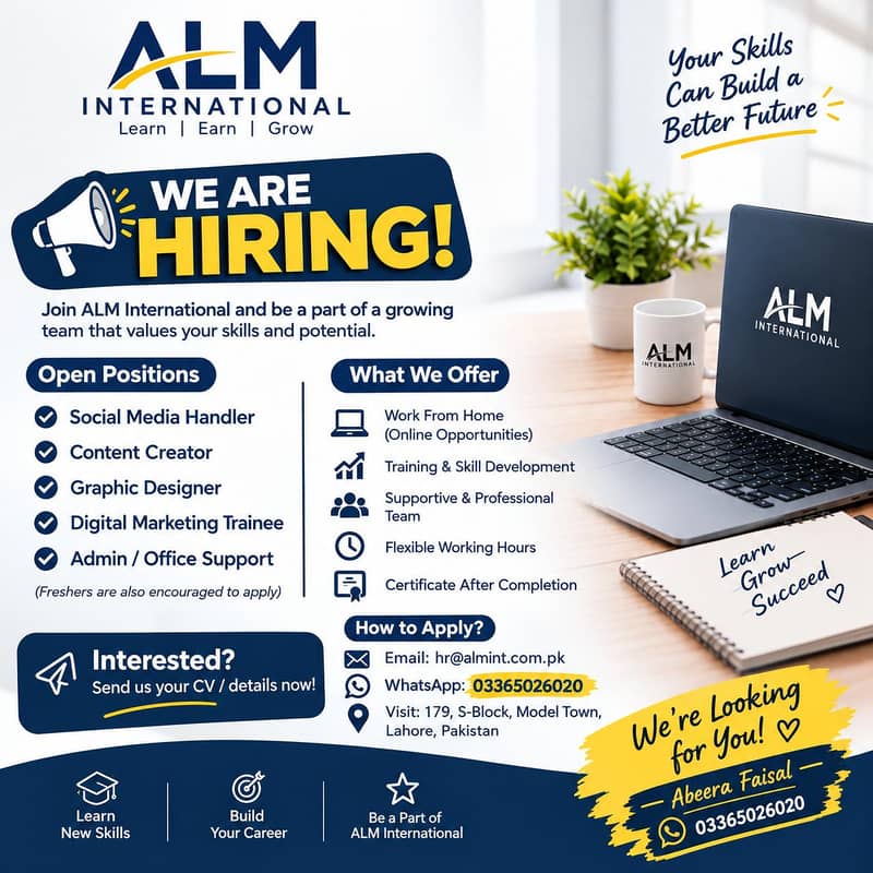 part time, full time, home based, office work job available - Online ...
