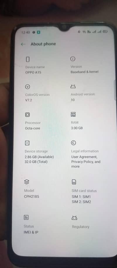 OPPO A15