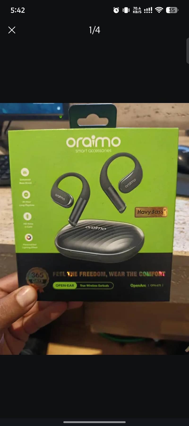 oraimo open earbuds 0