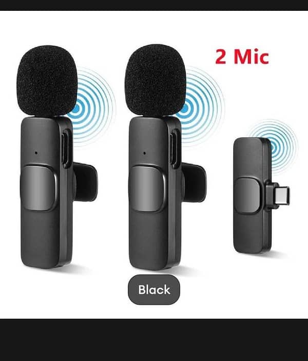 T   Wireless Dual Plug And Play Type-C/Lightning Microphone