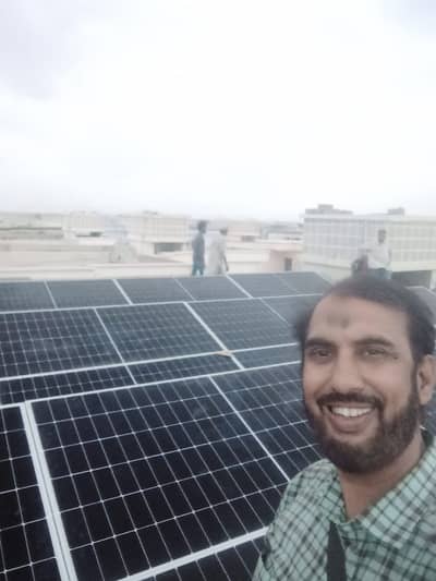 10 Kw Hybrid Solar System Run 3 AirConditioners 1.5 Ton