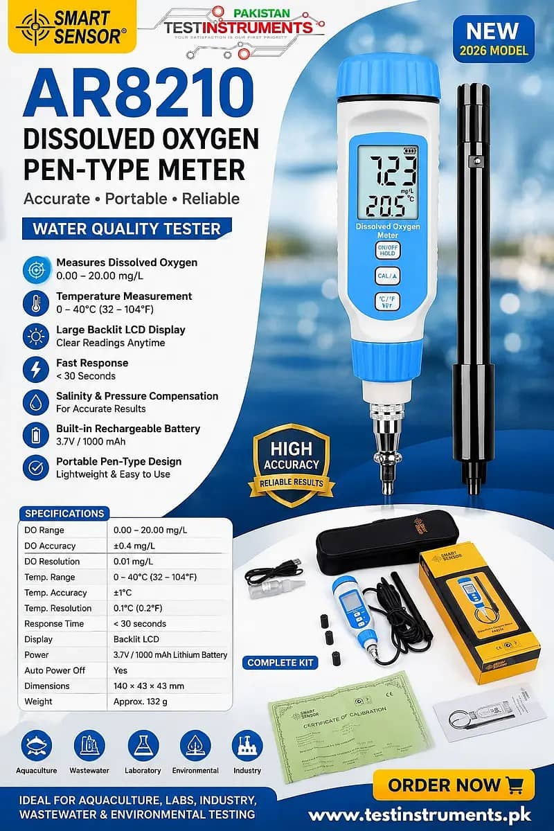 Smart Sensor Dissolved Oxygen (DO) Meter | Dissolved Oxygen (DO) Meter 0