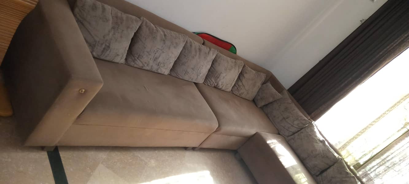 L SHAPE SOFA | 7 SEATER SOFA | GOOD CONDATION | 3
