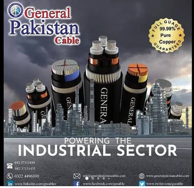 120 MM 4 CORE SILVER CABLES GENERAL PAKISTAN CABLES
