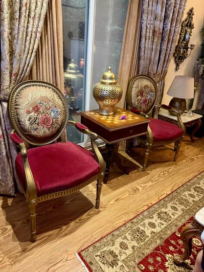 French Chairs ONLY. TABLE IS NOT INCLUDED