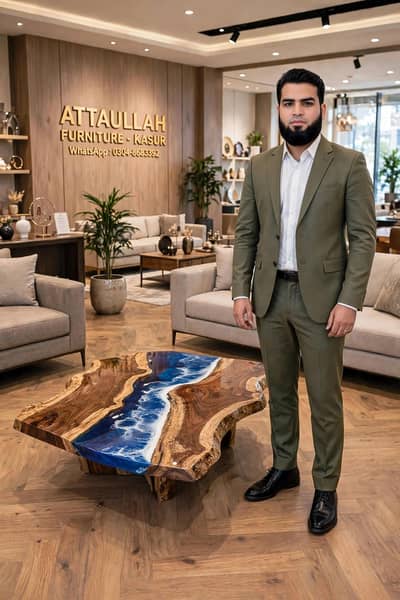 epoxy luxury center table contect 0304-8683392
