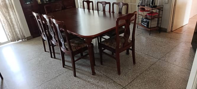 Solid  wood sheesham  8 seater dining table