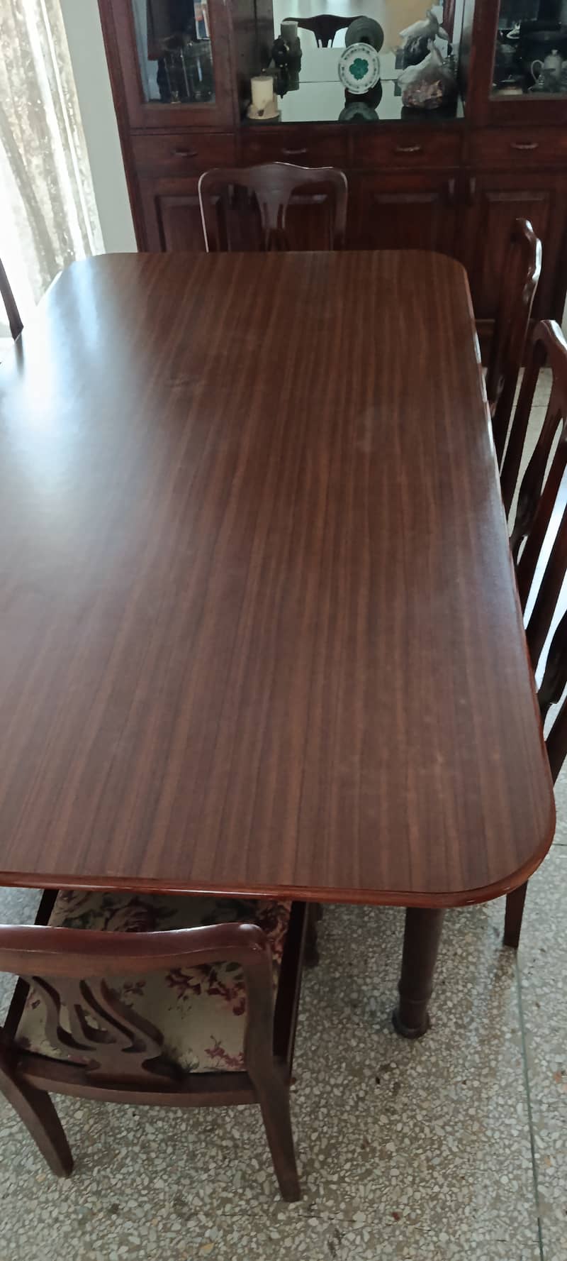 Dining table Solid  wood sheesham  8 seater with Chairs 1