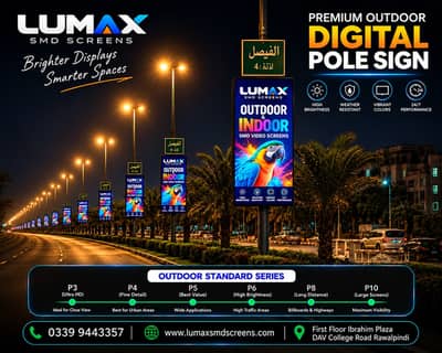 SMD Screen in Rawalpindi | Indoor Outdoor SMD LED COB Display Solution