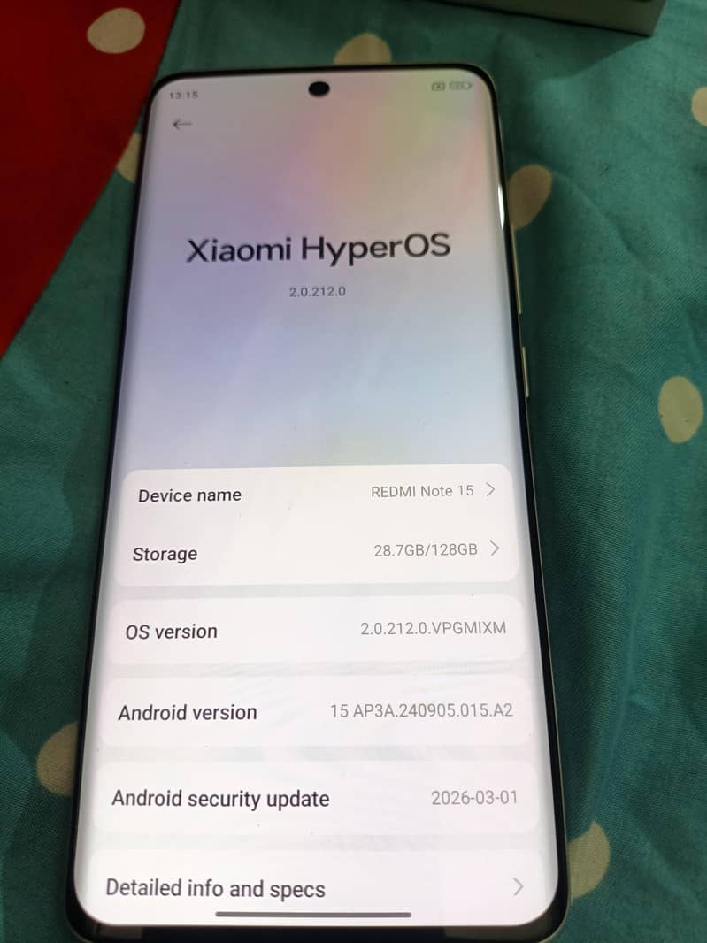 Xiaomi Redmi Note 15 6