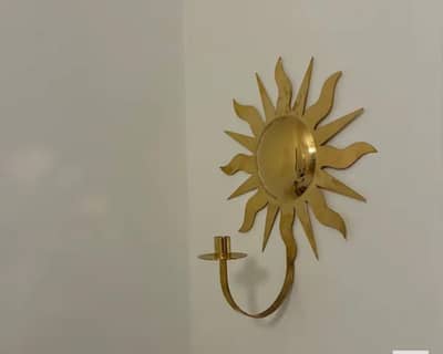 beautiful brass candle stands