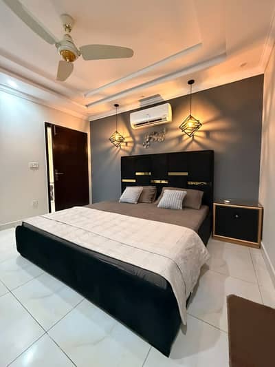 1 Bed Luxury Full Furnished Apartment For Short Time Facing Eiffle Tower Bahria Town Lahore
