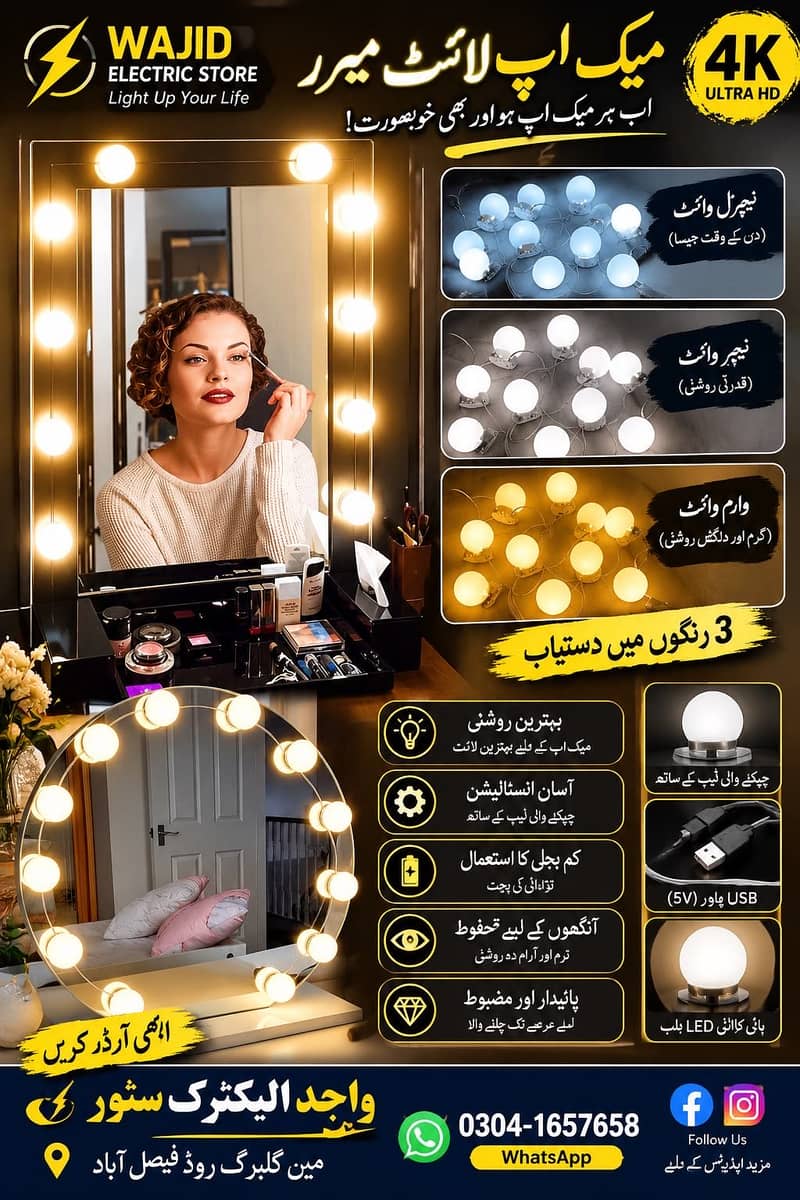Mirror side bulb available 2