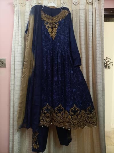 silk frock 3 piece