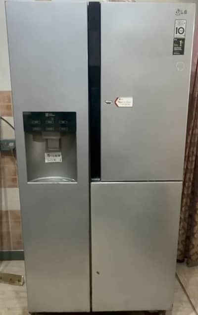 Used Double Door Silver Refrigerator
