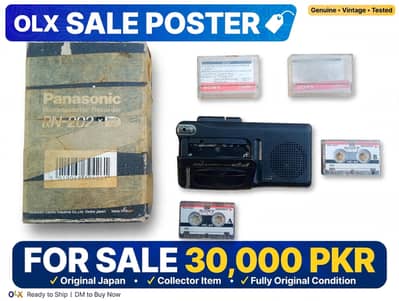 Panasonic RN-202 Original Japan Microcassette
