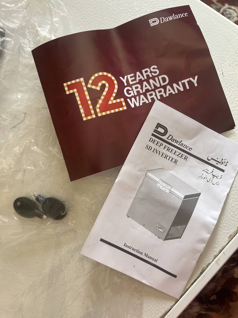 Dawlance Inverter Deep Freezer with Keys 4